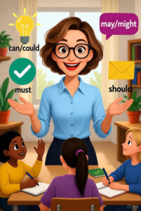 معنی افعال مدال | لیست افعال مدال در انگلیسی