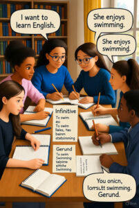 تفاوت مصدر (Infinitive) و اسم مصدر (Gerund) در انگلیسی