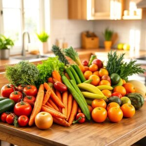 معادل سبزیجات و میوه‌ها به انگلیسی